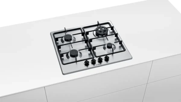 BOSCH PGH6B5B60I. Stainless Steel Automatic Hob  (4 Burners) - Image 2
